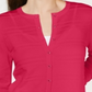 Charter Club Women's Textured Cardigan Red Size X-Small