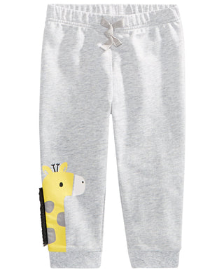 First Impressions Toddler Boy's Giraffe Joggers Gray Size 3T