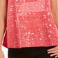 Style & Co Women's Reindeer Graphic Print T-Shirt Red Size Petite M