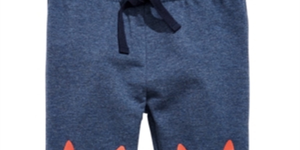 First Impressions Baby Boy's Fox Jogger Pants Blue Size 12MOS