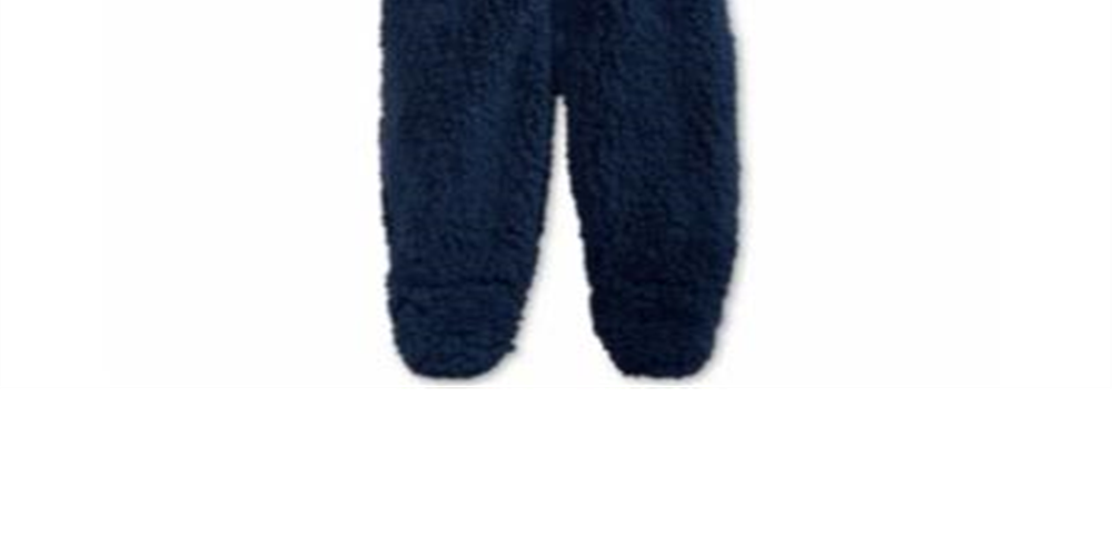 First Impressions Baby Boy's & Girl's Hooded Footed Faux Sherpa Bunting Snowsuit Blue Size 0-3 Months