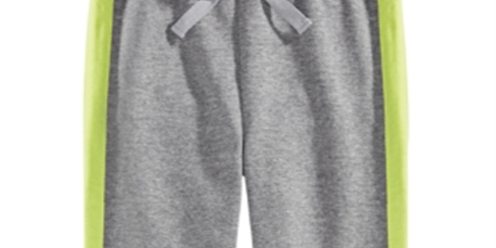 First Impressions Toddler Boy's Side Stripe Jogger Pants Gray Size 4T