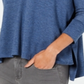 Style & Co Women's Pullover Hoodie Blue Size Petite S