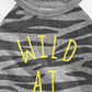 First Impressions Infant Boy's Wild at Heart Print T-shirt Gray Size 6-9 Months