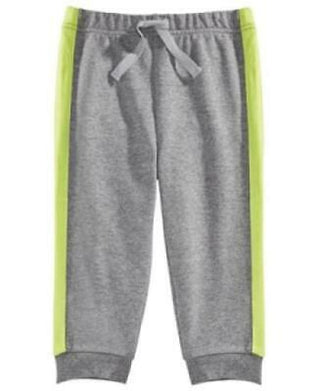 First Impressions Toddler Boy's Elastic Waist Side Stripe Jogger Pants Gray Size 3T