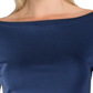 Ralph Lauren Women's Judy Elbow Sleeve Boat Neck T-Shirt Blue Size Petite XS