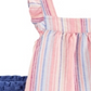 Carter's Girl's 2 Piece Striped Shirt and Short Set Blue Size 12M