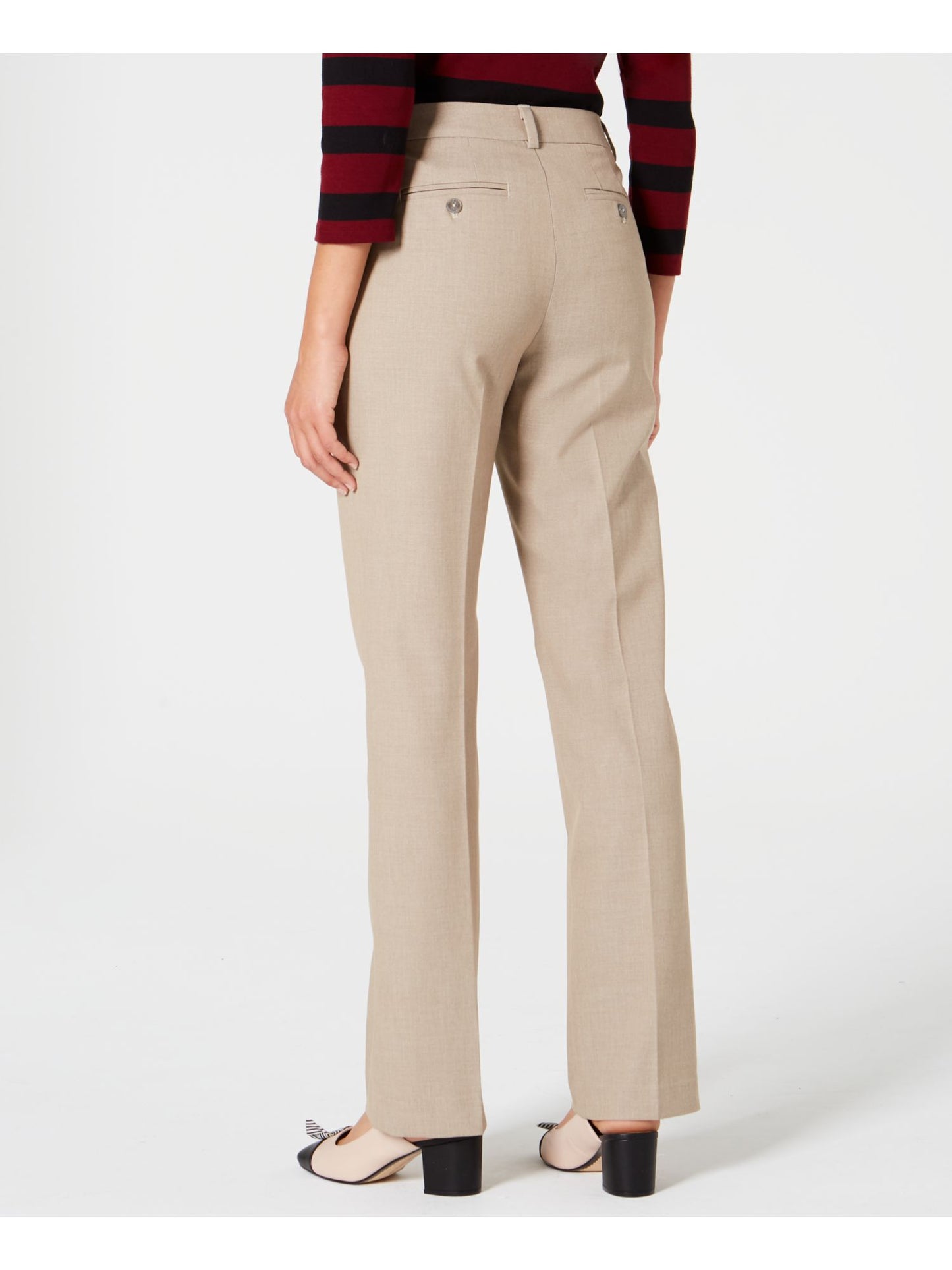 Charter Club Women's Trouser Pants Brown Size 4