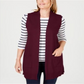 Karen Scott Women's Sweater Vest Red Size X-Small