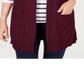 Karen Scott Women's Sweater Vest Red Size X-Small