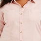 Charter Club Women's Cotton Corduroy Shirt Pink Size 0X
