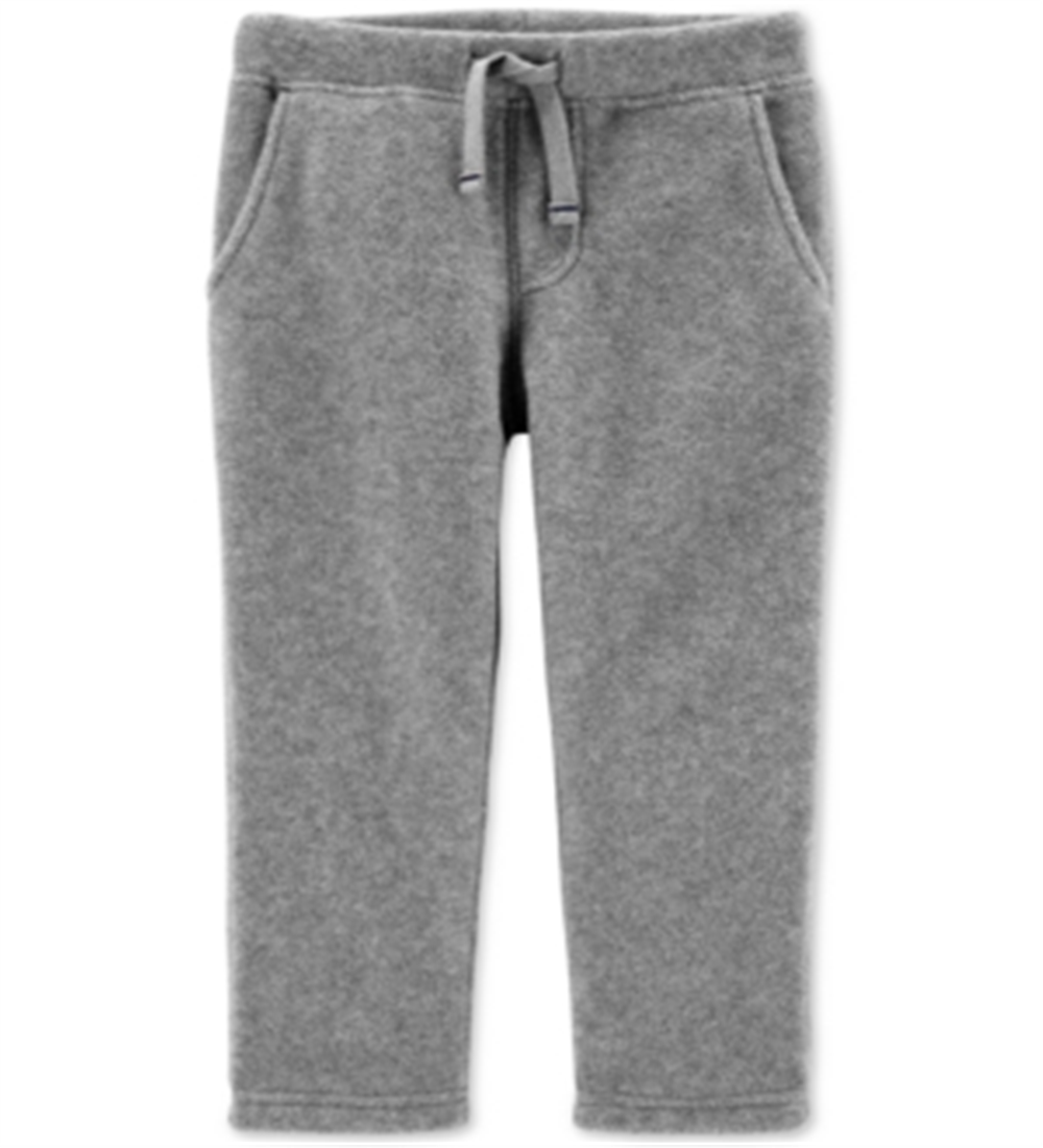 Carter's Toddler Boy's Pull on Fleece Pants Gray Size 2T