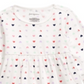 First Impressions Baby Girl's Heart Print Cotton Tunic White Size 3-6 Months