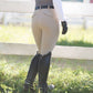 Irideon Kid's Camber Knee Patch Breeches Beige Size 12