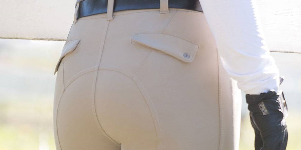 Irideon Kid's Camber Knee Patch Breeches Beige Size 12