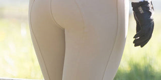 Irideon Kid's Camber Knee Patch Breeches Beige Size 12