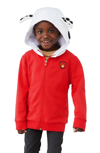 Cubcoats Transforming 2 in 1 Unisex Marshall 2-in-1 Stuffed Animal Hoodie Red