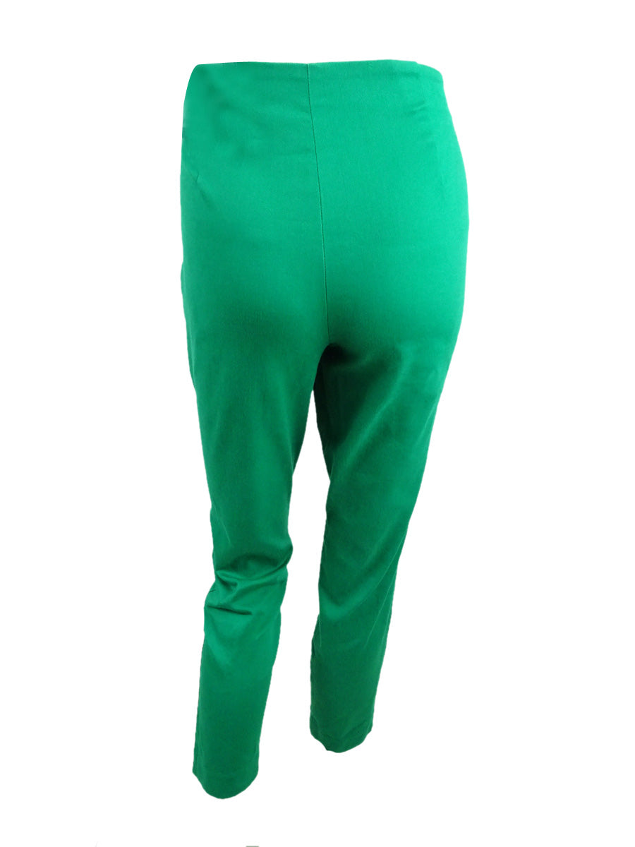 Charter Club Women's Chelsea Stretch Skinny Pants Green Size 8 Petite