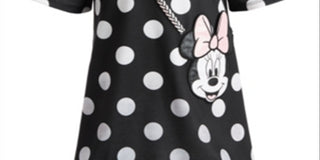 Disney Little Girl's Dot Print Minnie Purse Dress Pink Size 6