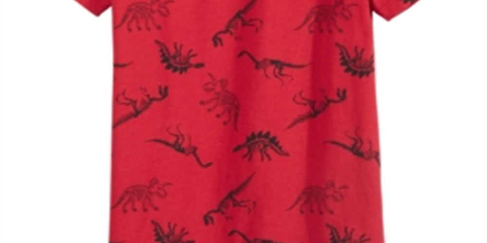 Epic Threads Little Boy's Tossed Dino T-Shirt Red Size 5