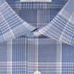 Massimo Alba Men's Dress Shirt Button Down Regular Fit Blue Size 18X34-35