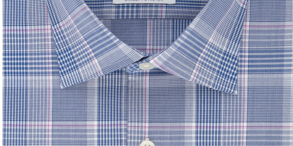Massimo Alba Men's Dress Shirt Button Down Regular Fit Blue Size 18X34-35