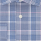 Massimo Alba Men's Dress Shirt Button Down Regular Fit Blue Size 18X34-35