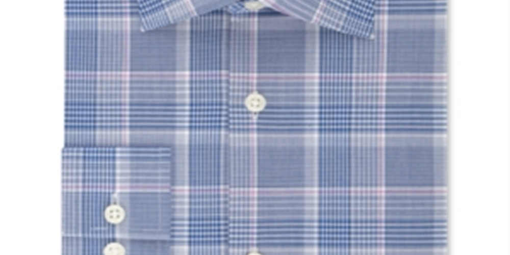 Massimo Alba Men's Dress Shirt Button Down Regular Fit Blue Size 18X34-35