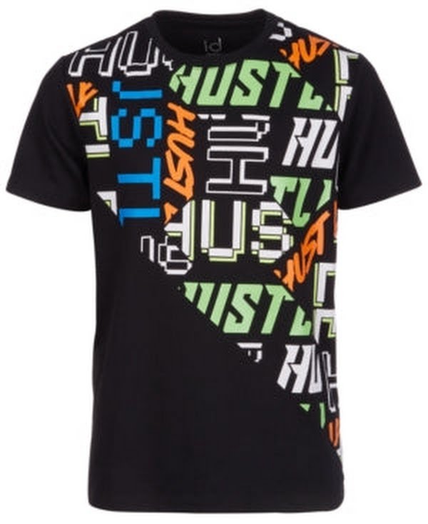 Ideology Big Boy's Graphic Print T-Shirt Choose Black Size Medium