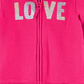 Carter's Toddler Girl's Sequin Love Zip up Fleece Hoodie Pink Size 5T