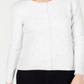 Charter Club Women's Pearl Embellished Button Down Cardigan White Size X-Large