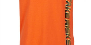 Ideology Big Boy's Graphic-Print T-Shirt Orange Size Small