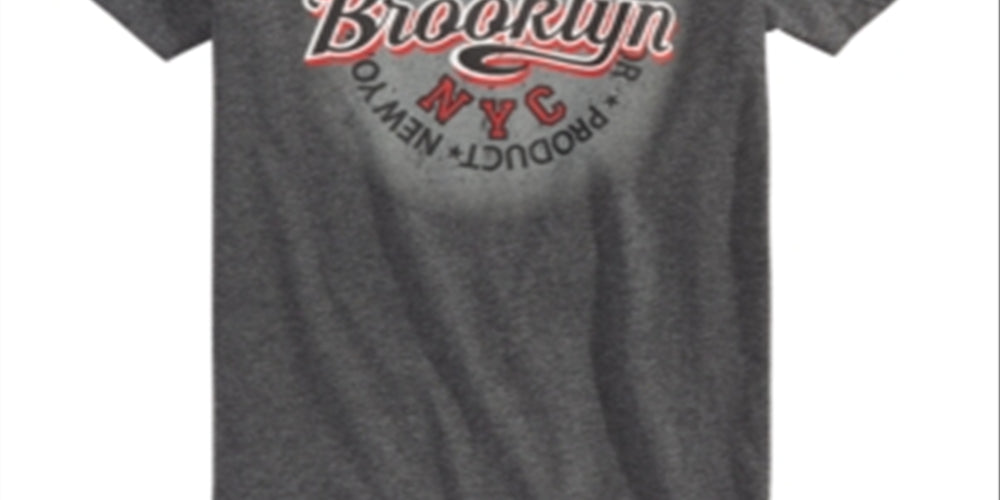 Epic Threads Big Boy's Brooklyn Epic T-Shirt Gray Size Large
