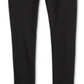 Barbie Big Girl's Ponte Knit Logo Side Tape Leggings Black Size Large
