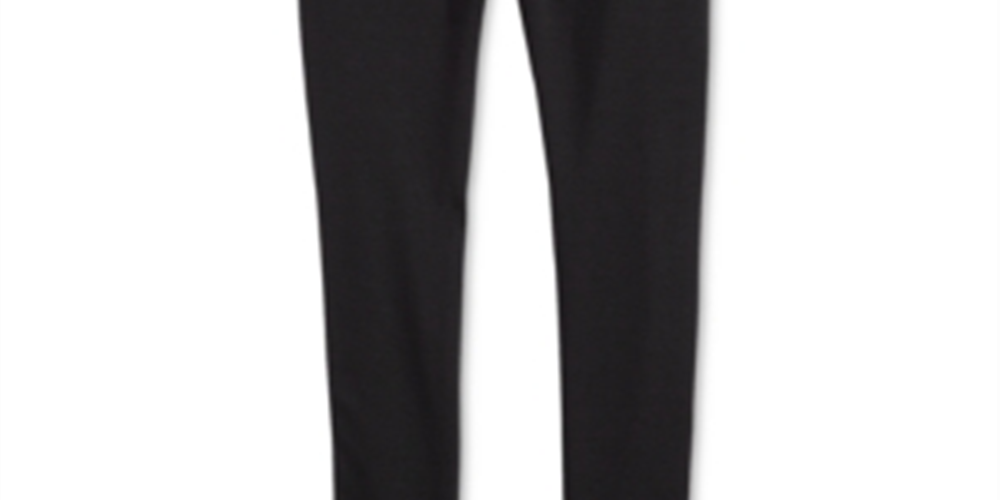 Barbie Big Girl's Ponte Knit Logo Side Tape Leggings Black Size Large