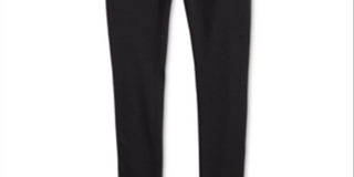 Barbie Big Girl's Ponte Knit Logo Side Tape Leggings Black Size Large