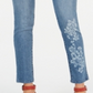 Style & Co Women's Floral Embellished Skinny Jeans Blue Size 10