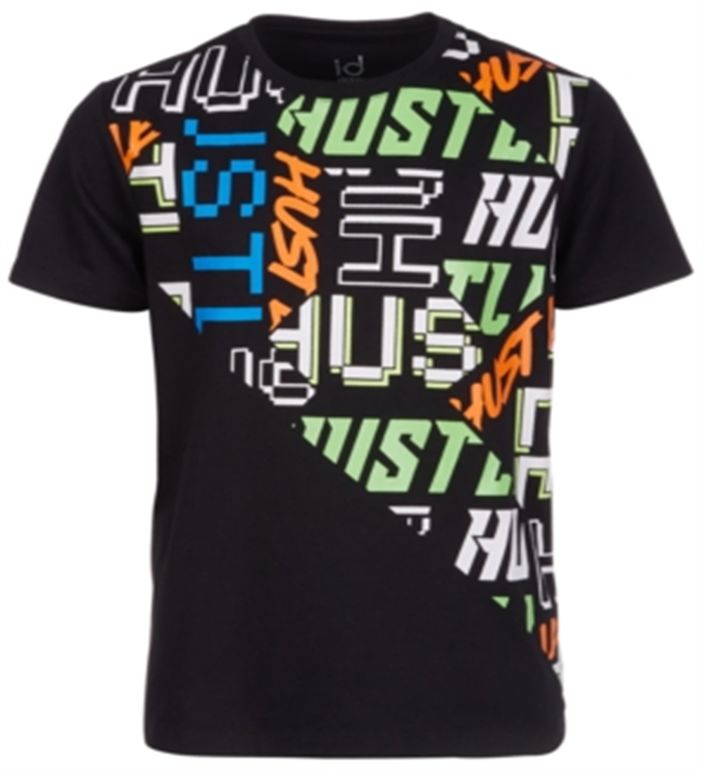 Ideology Big Boy's Graphic Print T-Shirt  Black Size Small