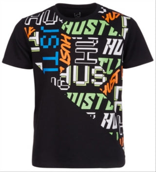 Ideology Big Boy's Graphic Print T-Shirt  Black Size Small
