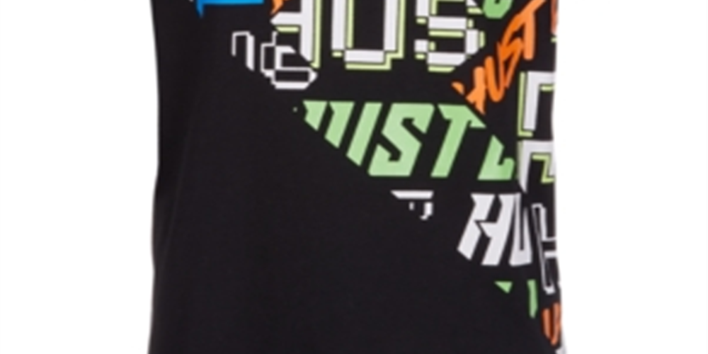 Ideology Big Boy's Graphic Print T-Shirt  Black Size Small