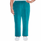 Alfred Dunner Women's Idea Velour Casual Pants Teal Size Petite L