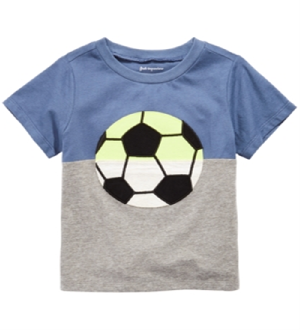 First Impressions Toddler Boy's Soccer Print Colorblocked T-Shirt Blue Size 2T