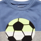 First Impressions Toddler Boy's Soccer Print Colorblocked T-Shirt Blue Size 2T