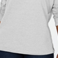 Karen Scott Women's Sport Cowl Neck Top Gray Size Small