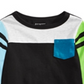 First Impressions Baby Boy's Colorblocked T-Shirt Black Size 24MOS
