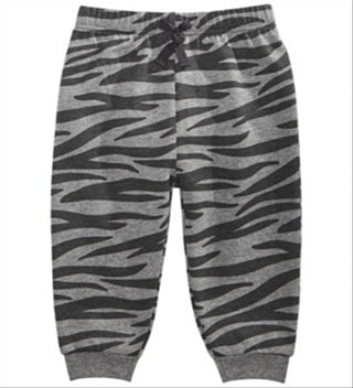 First Impressions Baby Boy's Animal Print Jogger Pants Gray Size 12 M