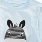 First Impressions Toddler Boy's Zebra Print T-Shirt  Blue Size 4T