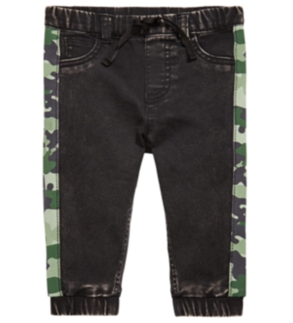 First Impressions Baby Boy's Camo Stripe Jeans Black Size 18MOS