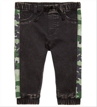 First Impressions Baby Boy's Camo Stripe Jeans Black Size 18MOS