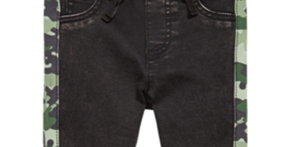 First Impressions Baby Boy's Camo Stripe Jeans Black Size 18MOS